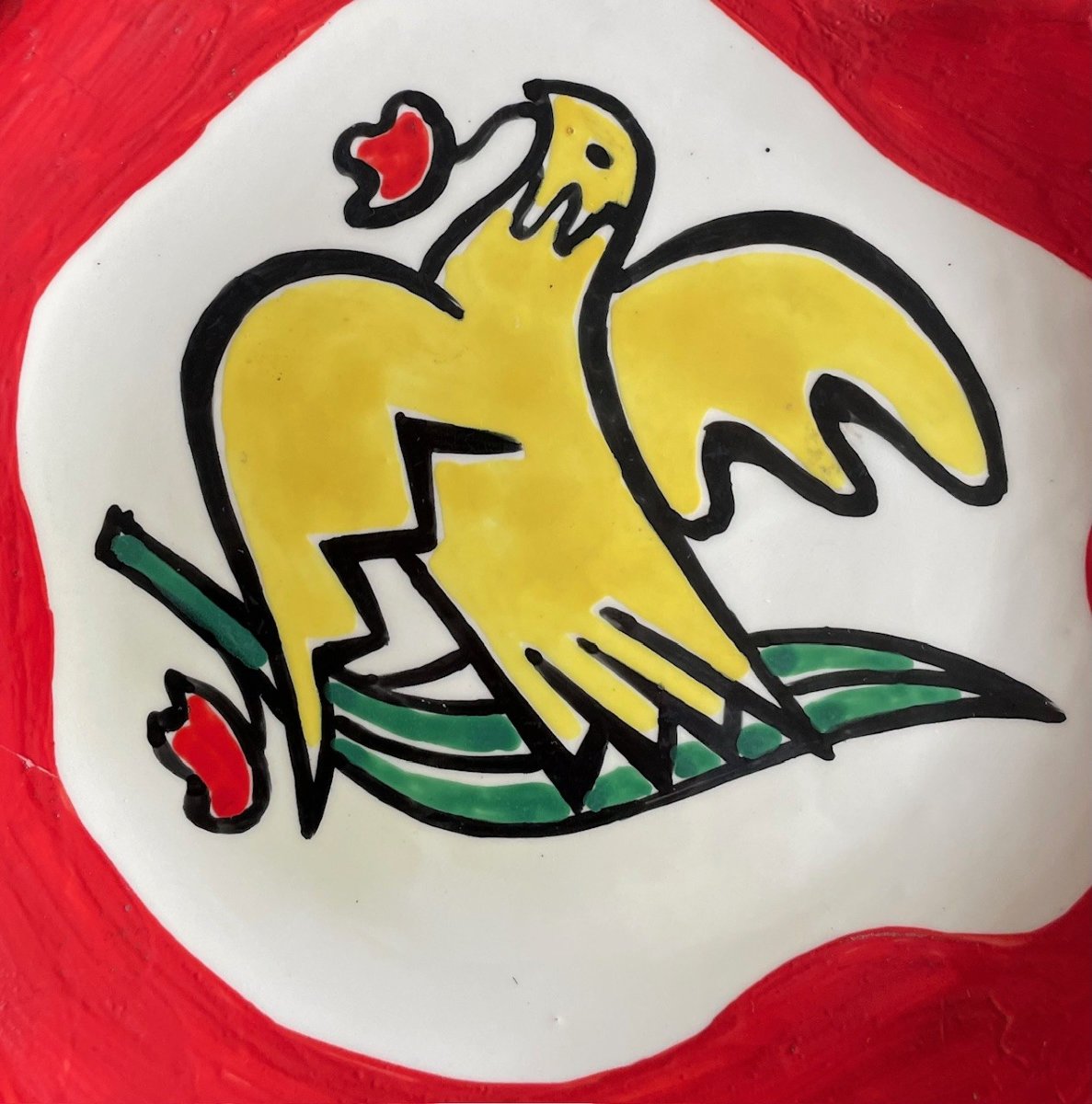 Earthenware Plate By Roland Brice And Fernand Léger Biot-photo-3