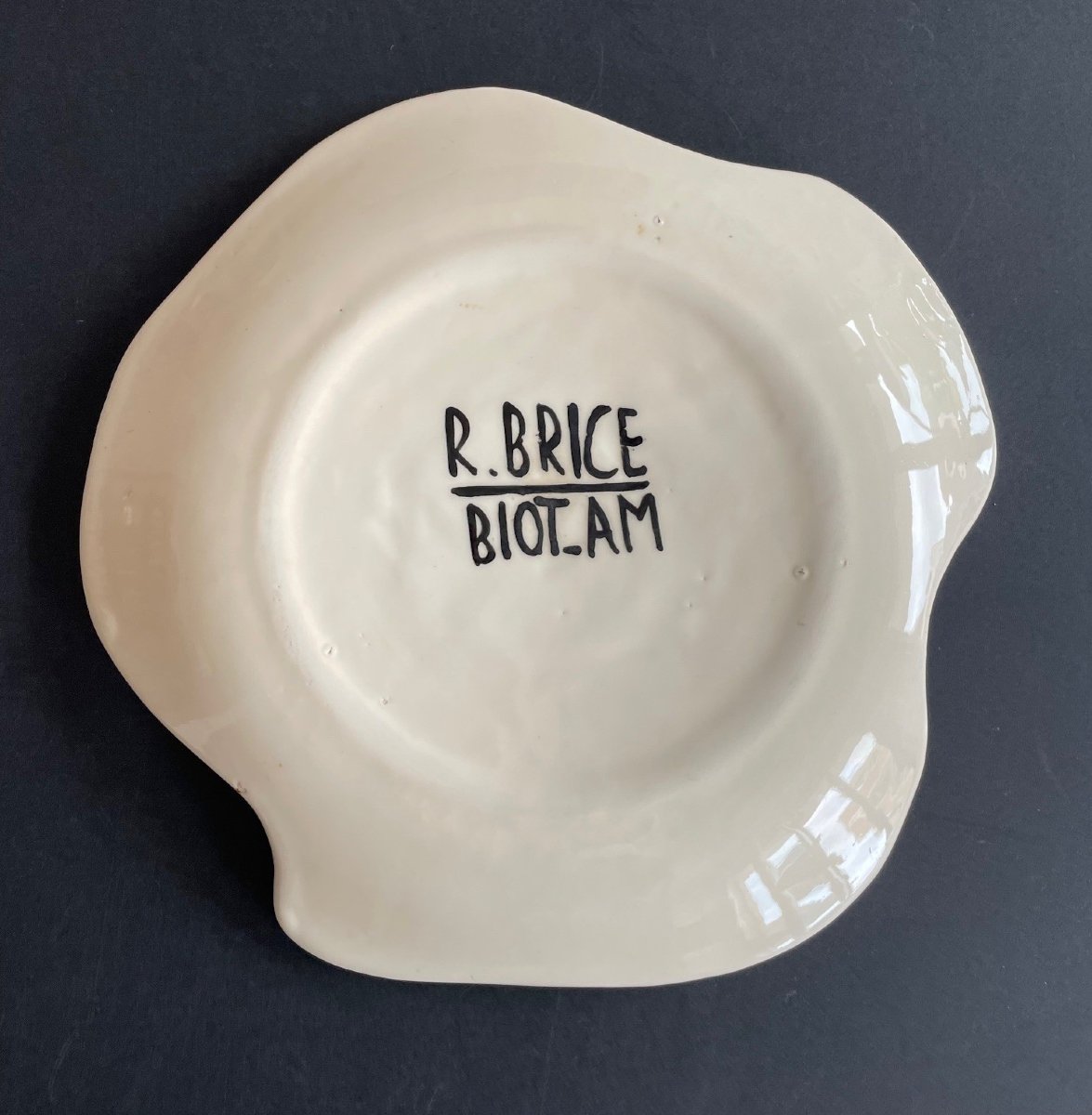 Earthenware Plate By Roland Brice And Fernand Léger Biot-photo-4