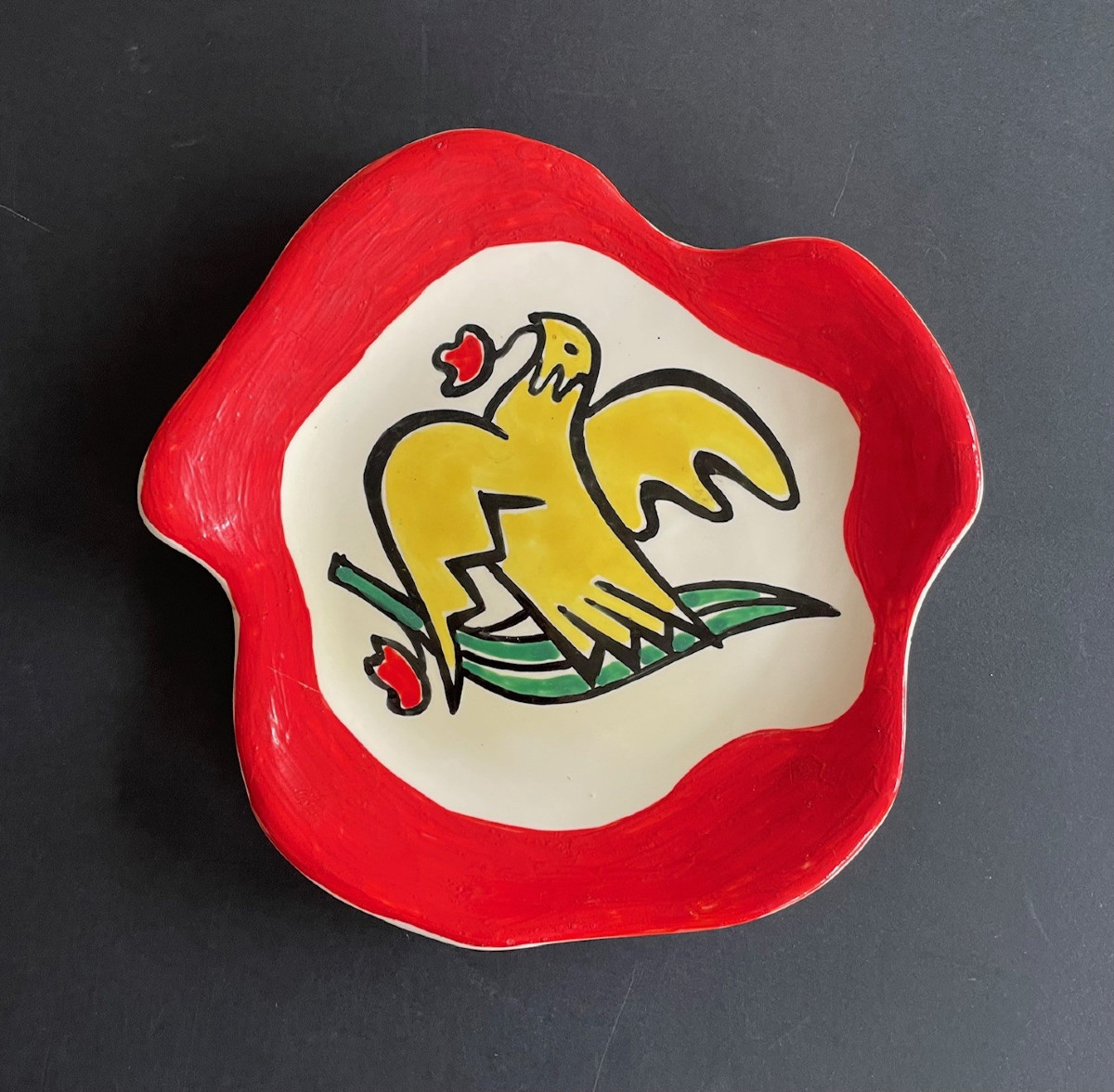 Earthenware Plate By Roland Brice And Fernand Léger Biot