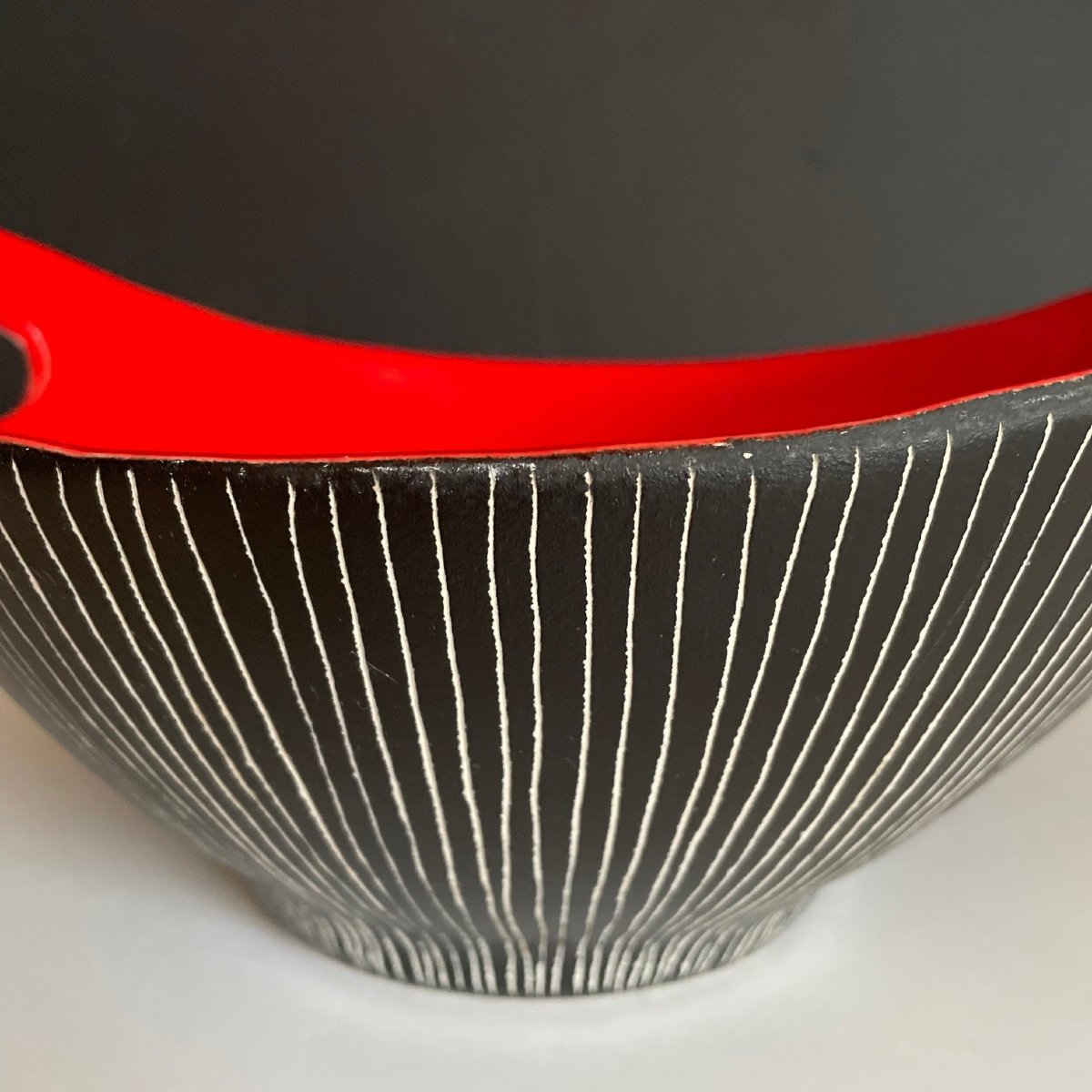 Grande coupe en céramique Jean de Lespinasse Vallauris -photo-3