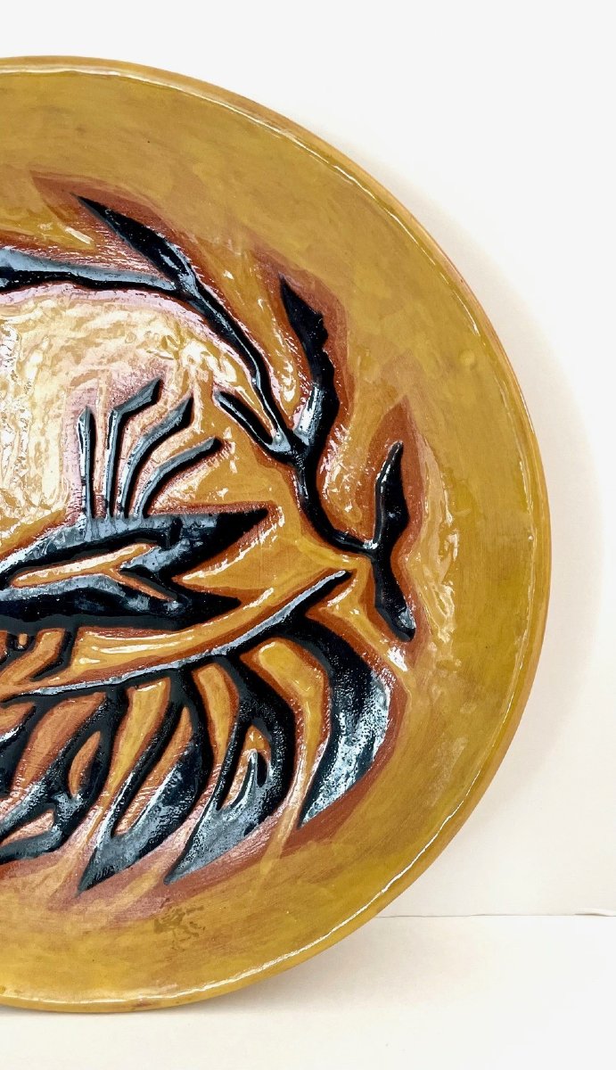 Ceramic Plate By Jean Lurçat Sant Vicens-photo-4