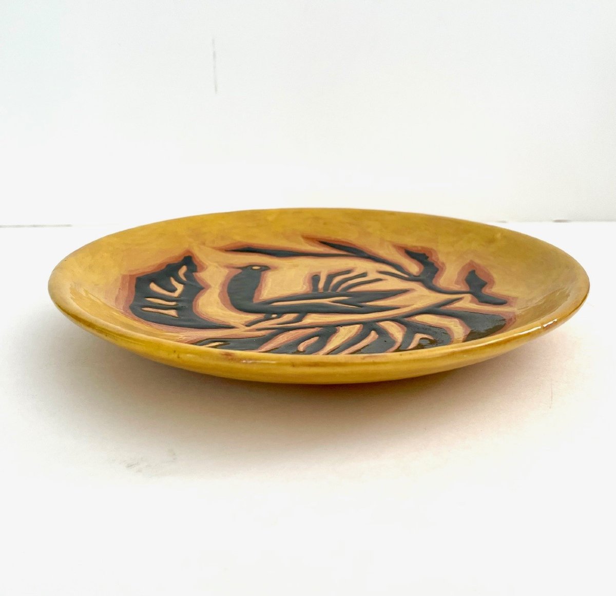 Ceramic Plate By Jean Lurçat Sant Vicens-photo-1