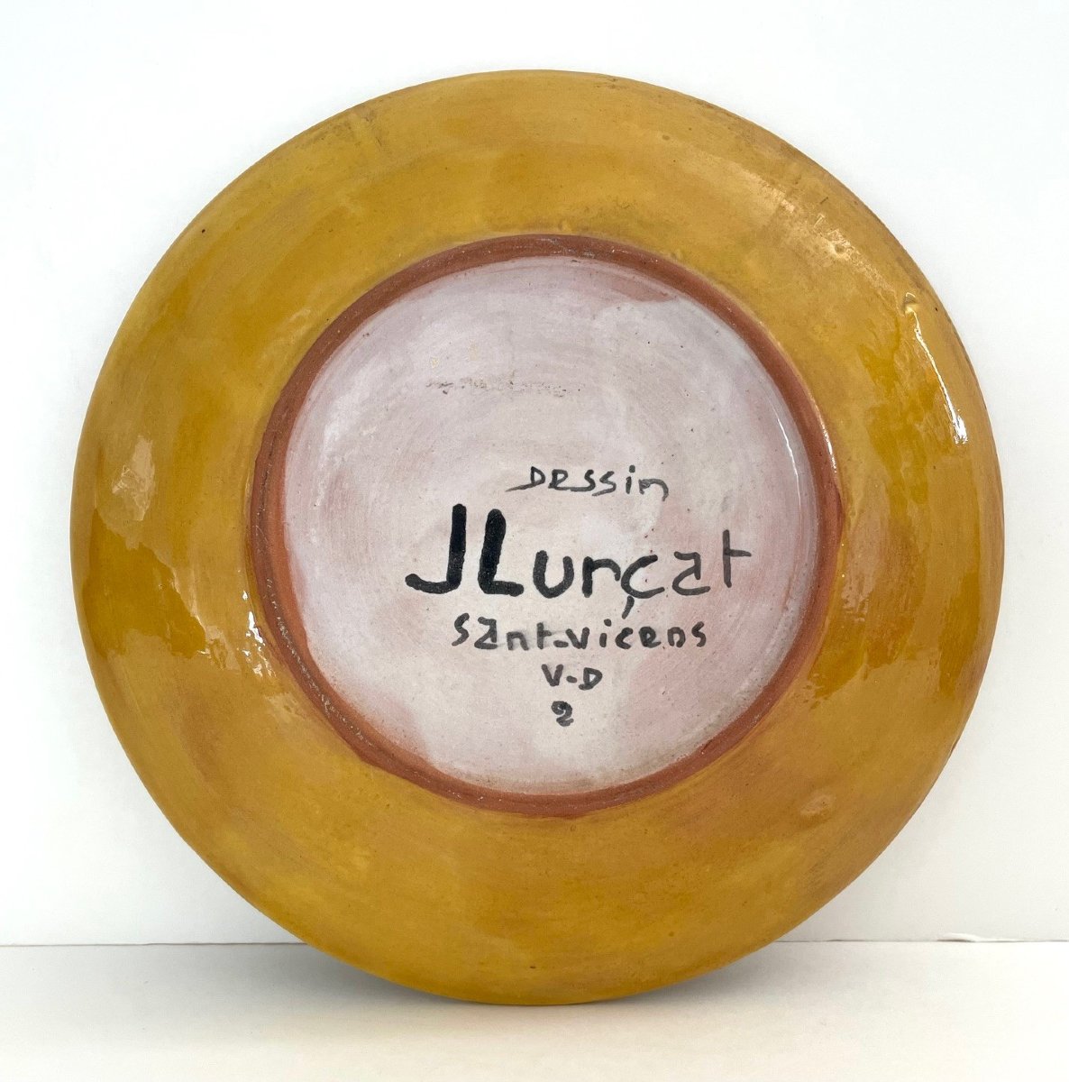 Ceramic Plate By Jean Lurçat Sant Vicens-photo-2