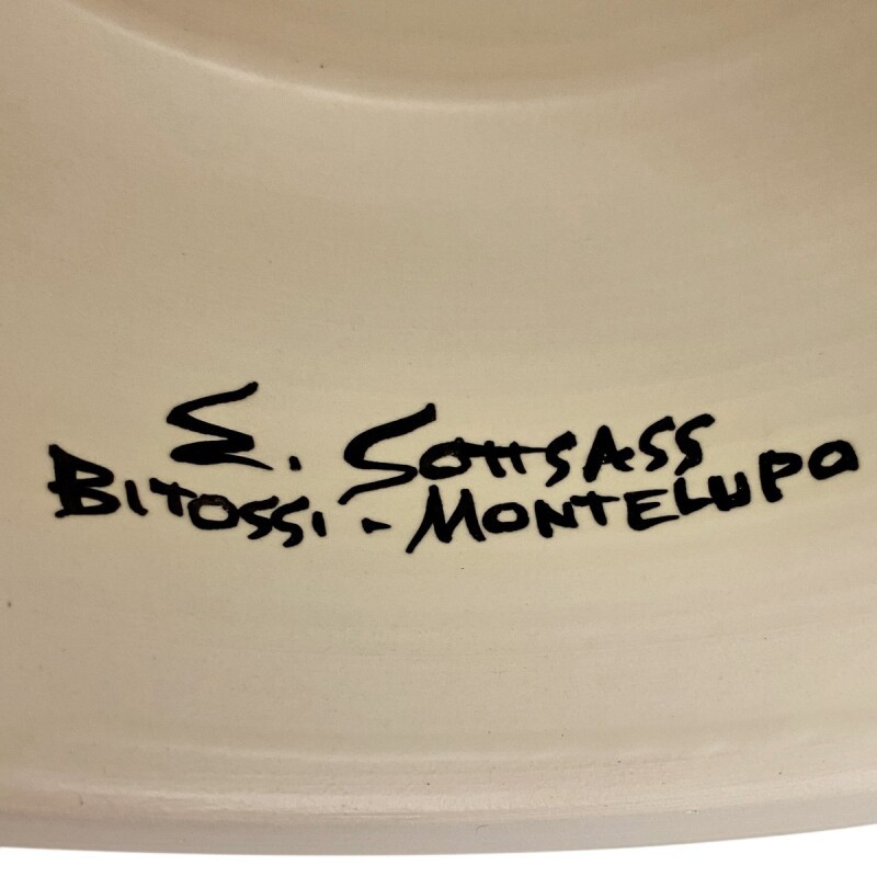 "chalice"  Ceramic Vase By Ettore Sottsass For Bitossi Montelupo-photo-1