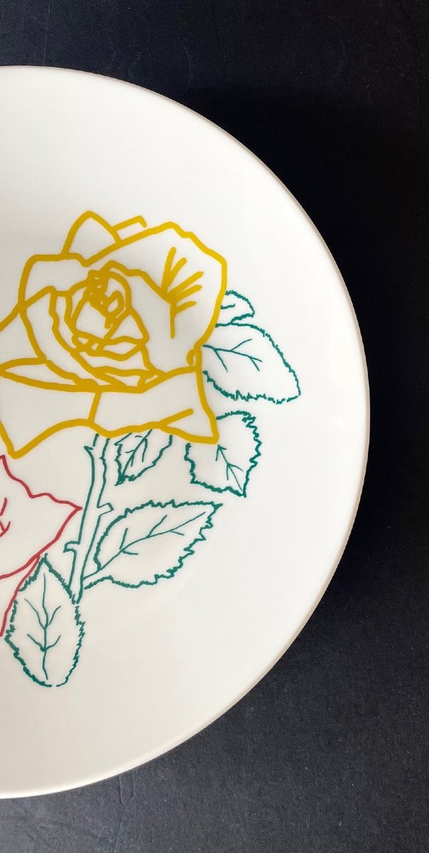 Assiette en porcelaine de Limoges dessin de Jean Cocteau-photo-4