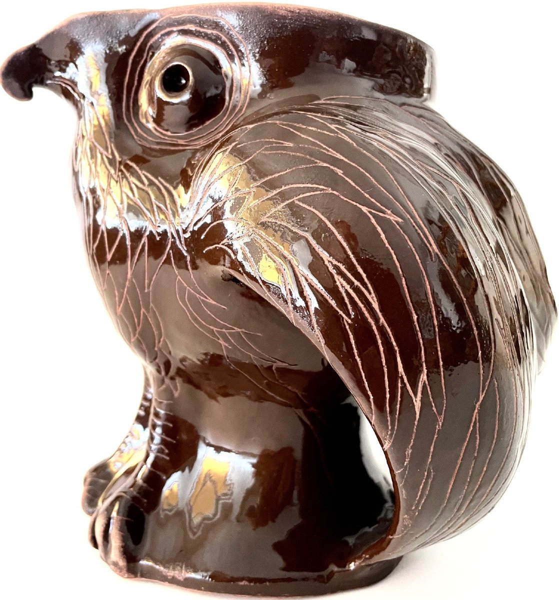 Pichet Zoomorphe, céramique de Jean Marais à Vallauris 1973    