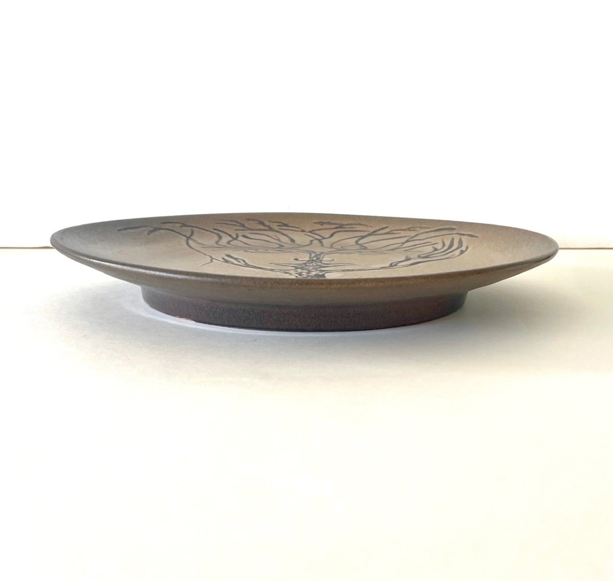 Plat en céramique par Jean Marais Vallauris-photo-2