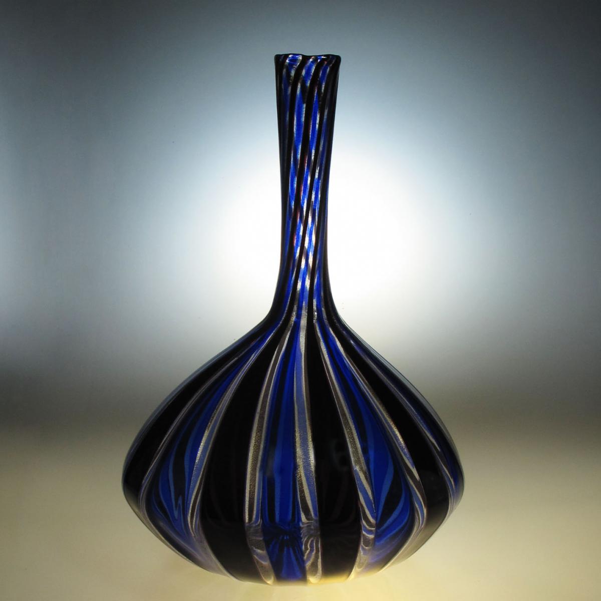 Vase En Cristal De Murano AnnÉes 30