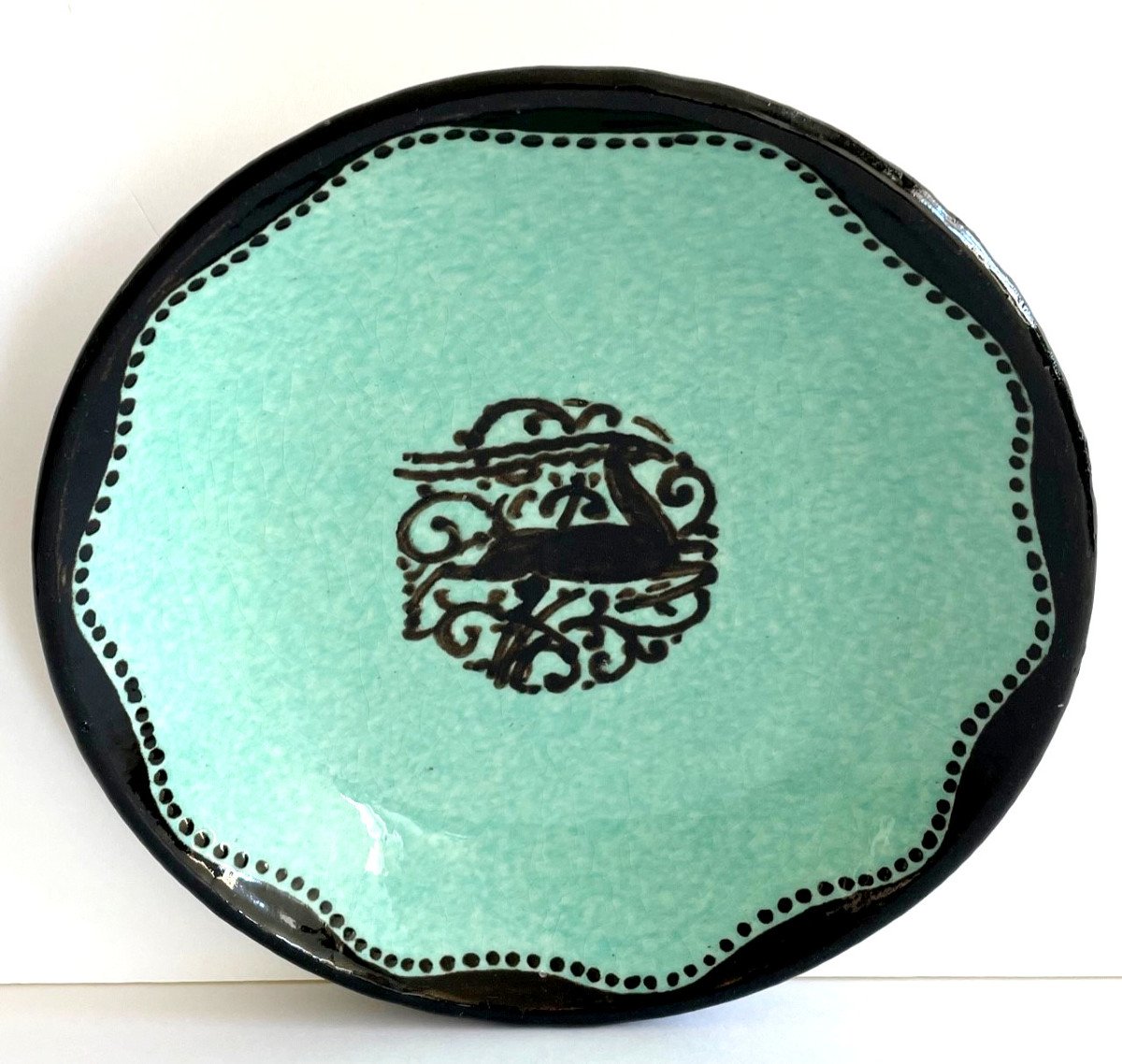 Art Deco Ceramic Dish  By Paul Jacquet