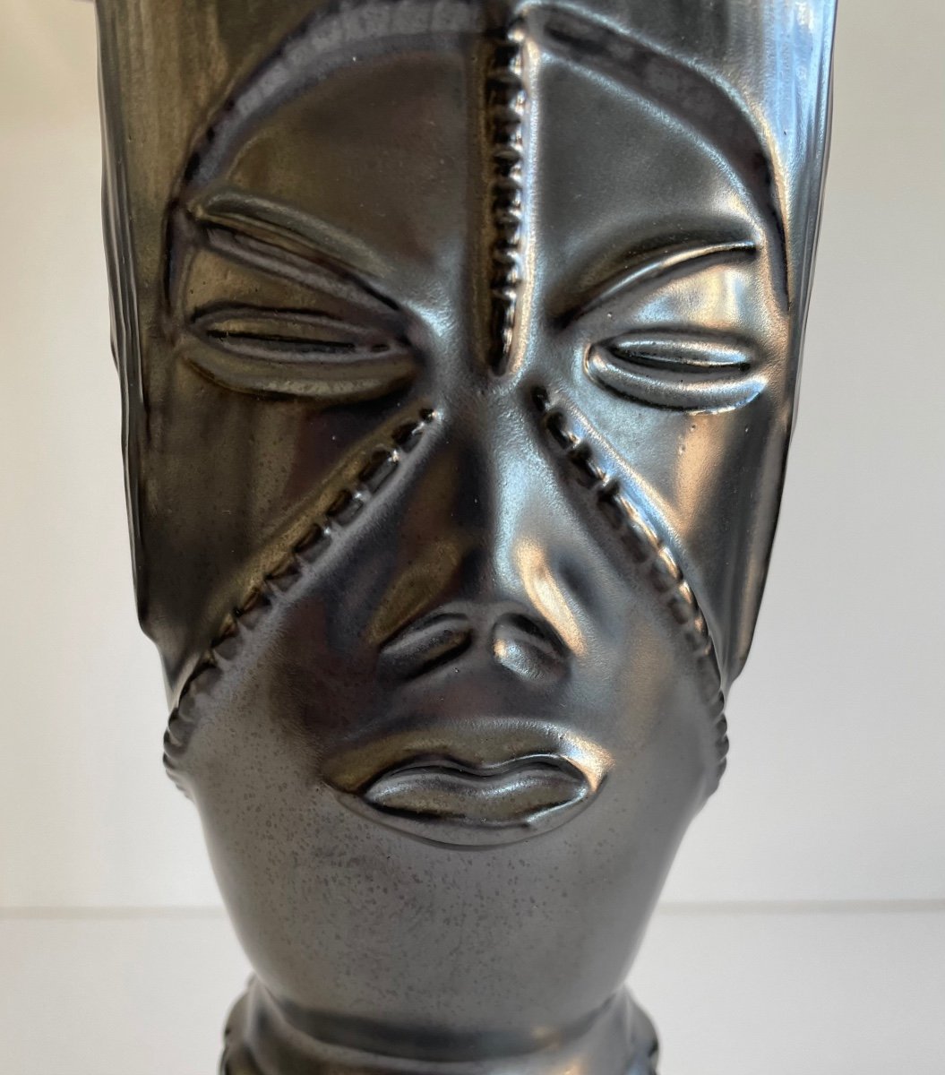 Ceramic Totem Lamp Base-photo-1