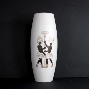 Vase africaniste Porcelaine de Paris