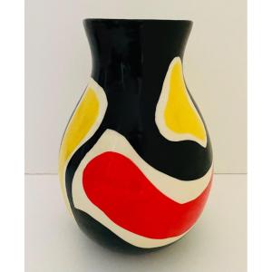 VASE EN FAÏENCE ROLAND BRICE ET FERNAND LÉGER BIOT