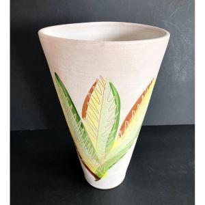 Ceramic Vase By Jean Austruy 60s