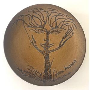 Plat en céramique par Jean Marais Vallauris