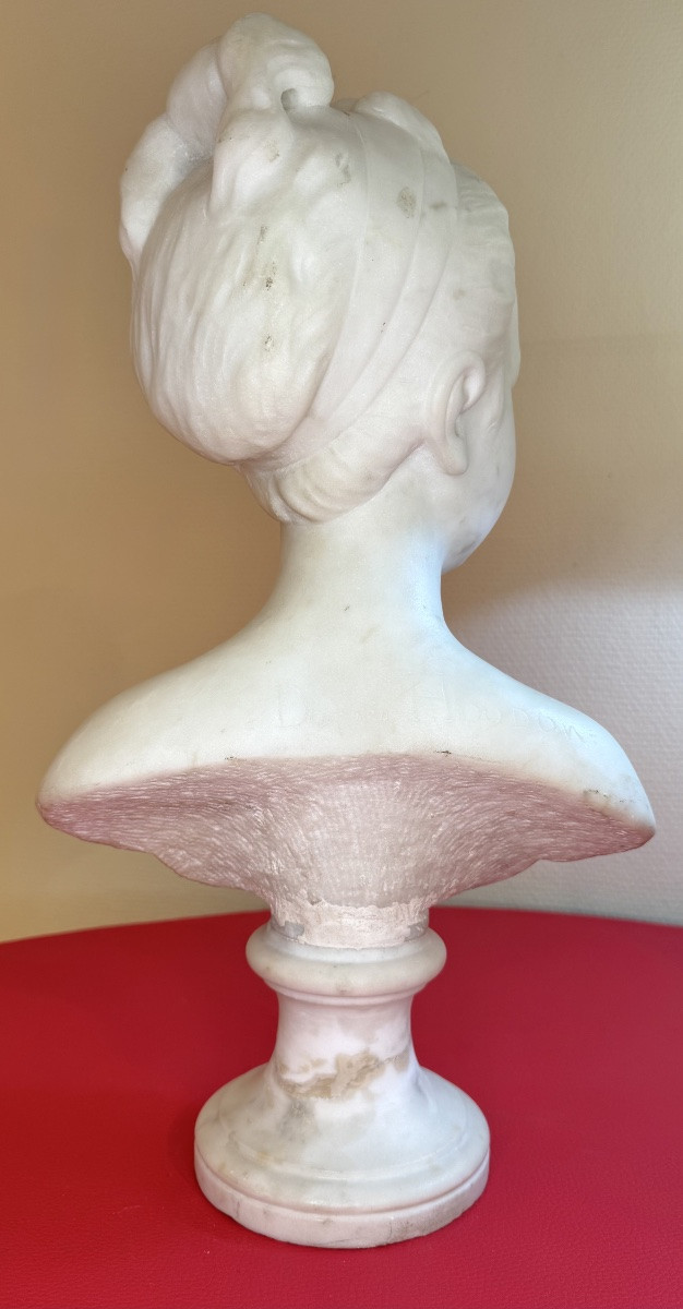 Carrara Marble Bust Of A Child -photo-1