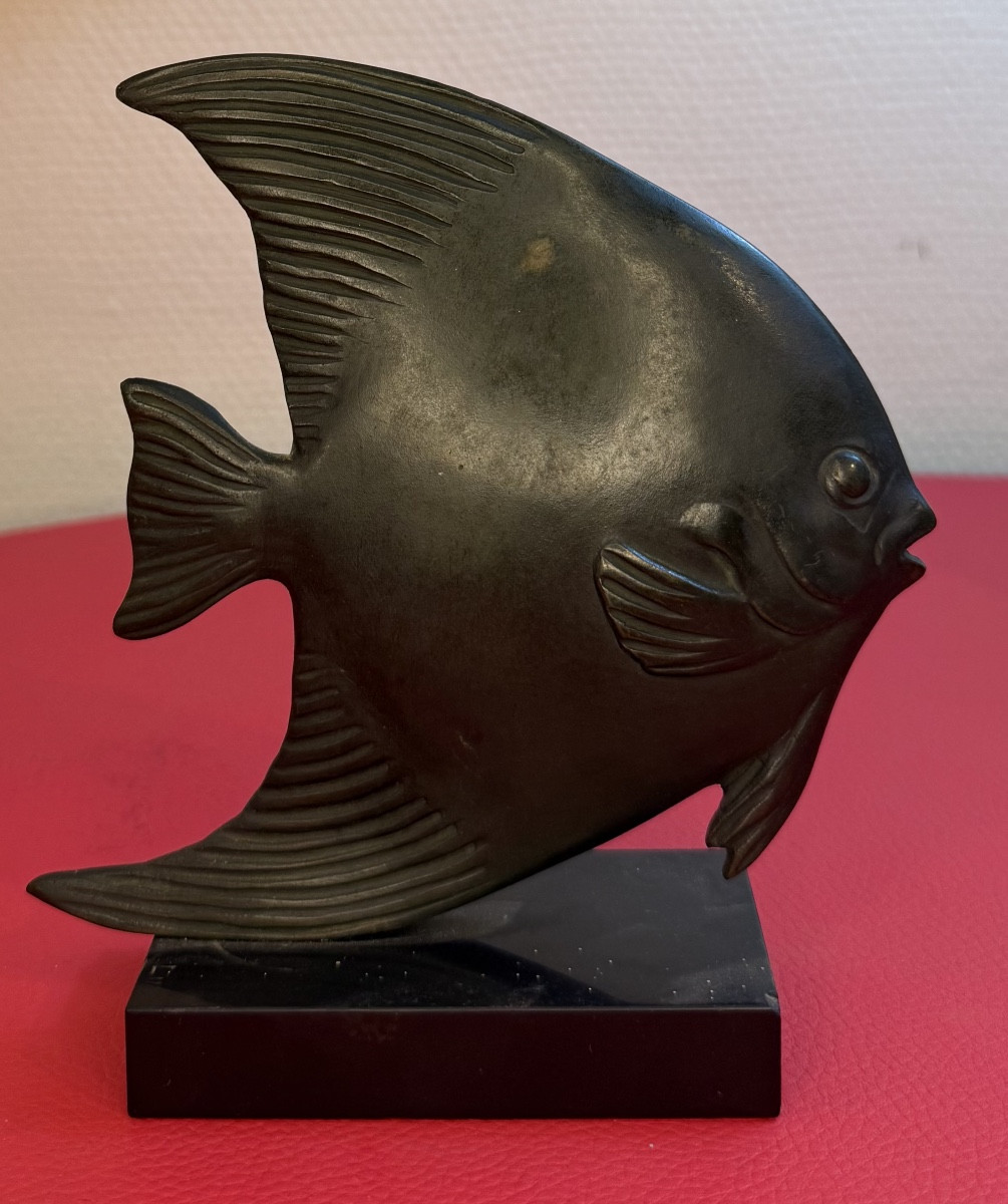 Art Deco Bronze Fish
