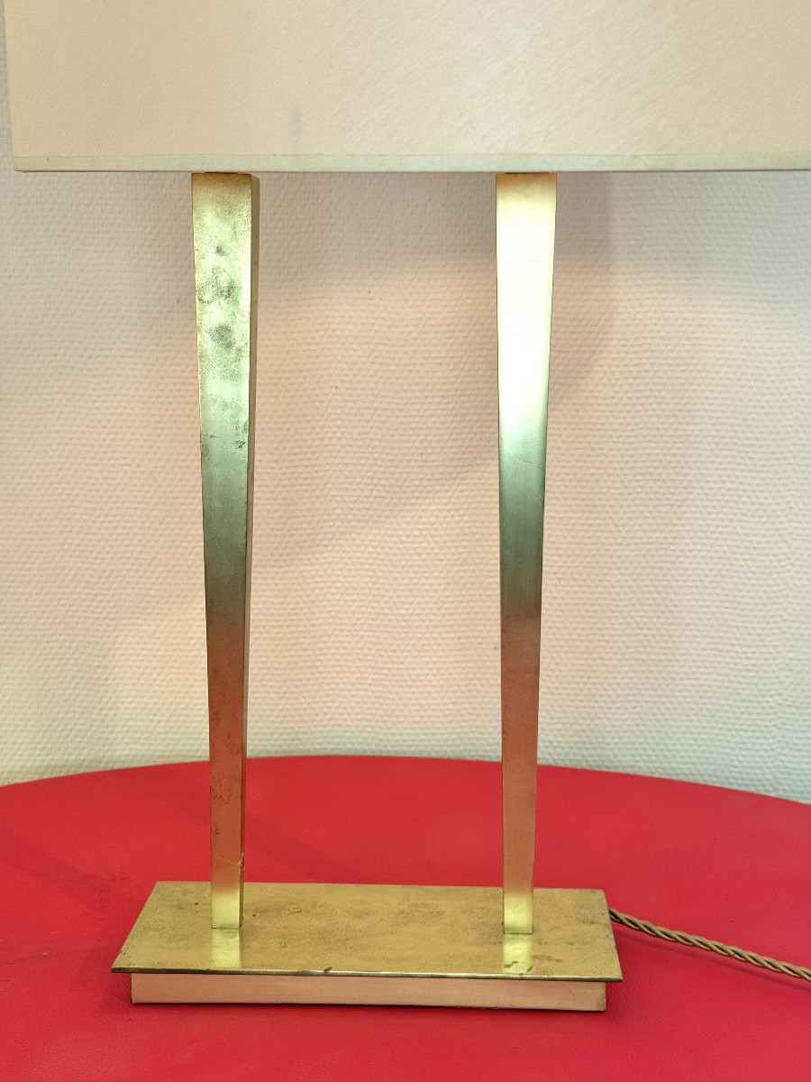 Gilded Brass Lamp – 20th Century Design-photo-2