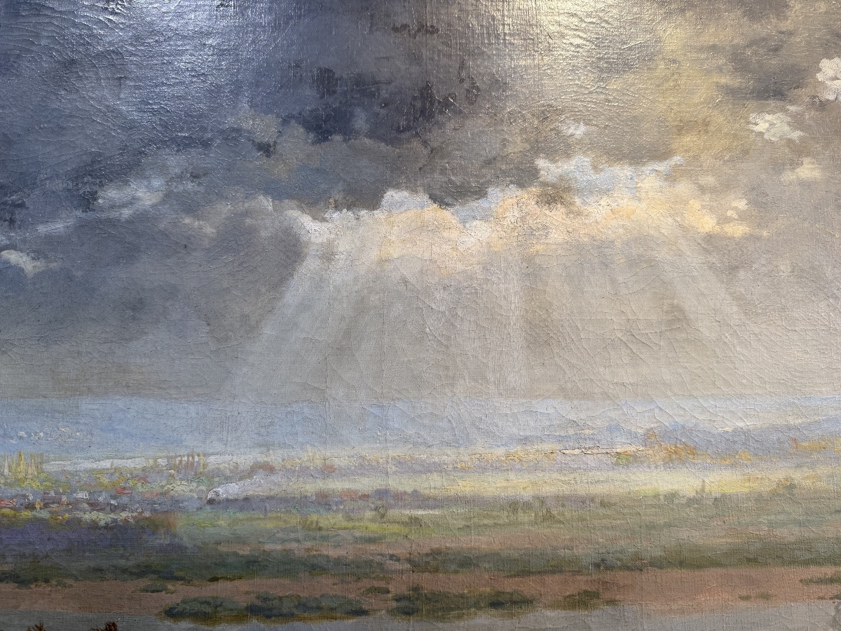Landscape Paintings "meditation On The Valley"-photo-1