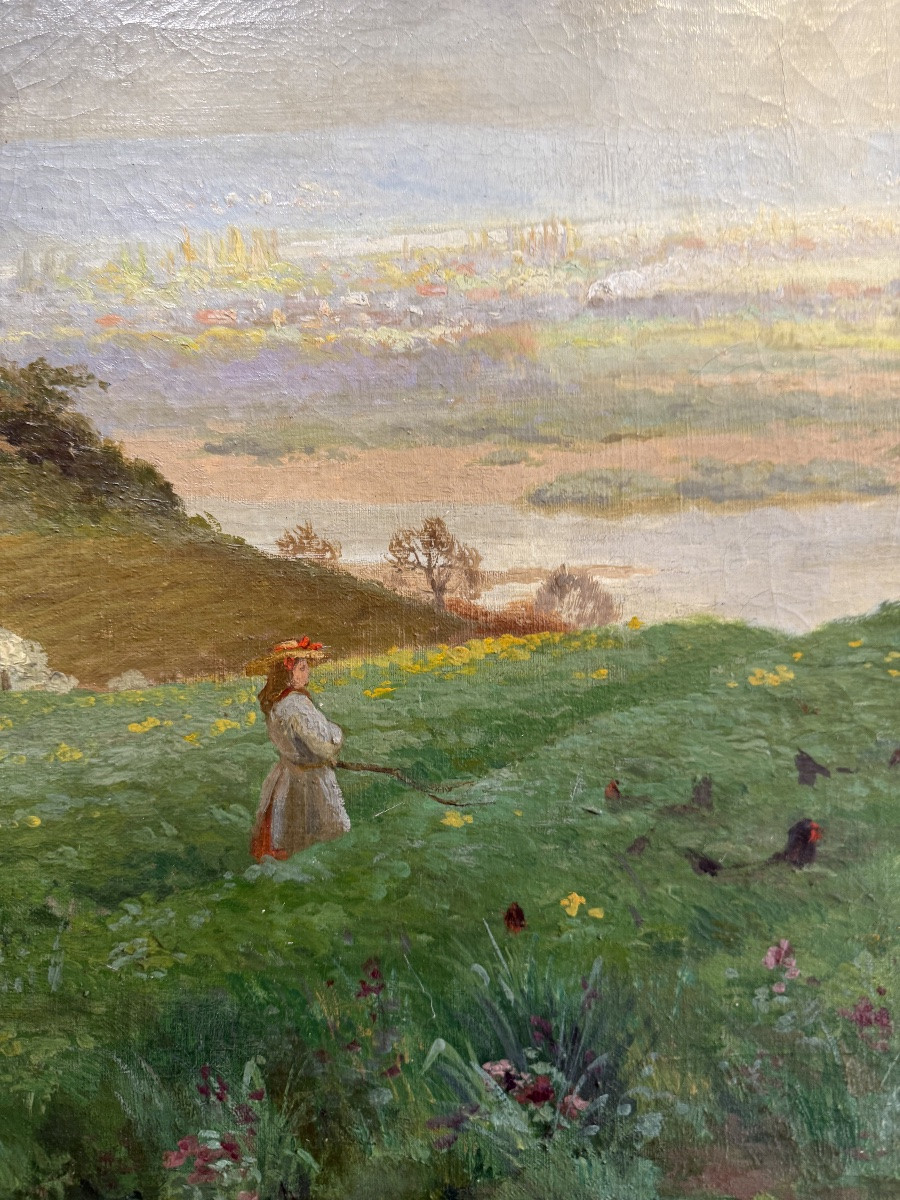 Landscape Paintings "meditation On The Valley"-photo-3
