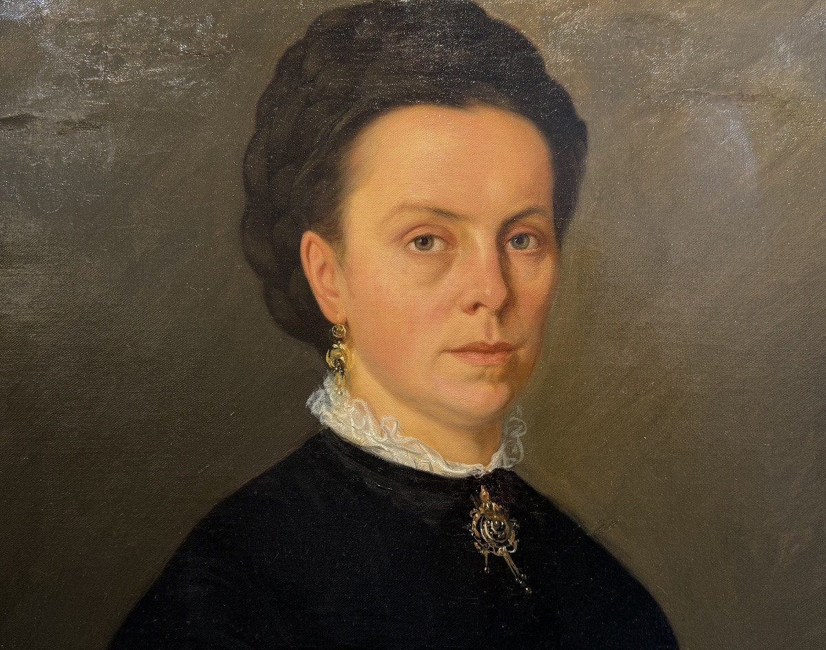 Portrait de dame sous Napoléon III Coché Rémy-photo-4