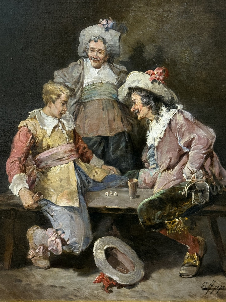 "dice Players In 17th-century Costume"-photo-1