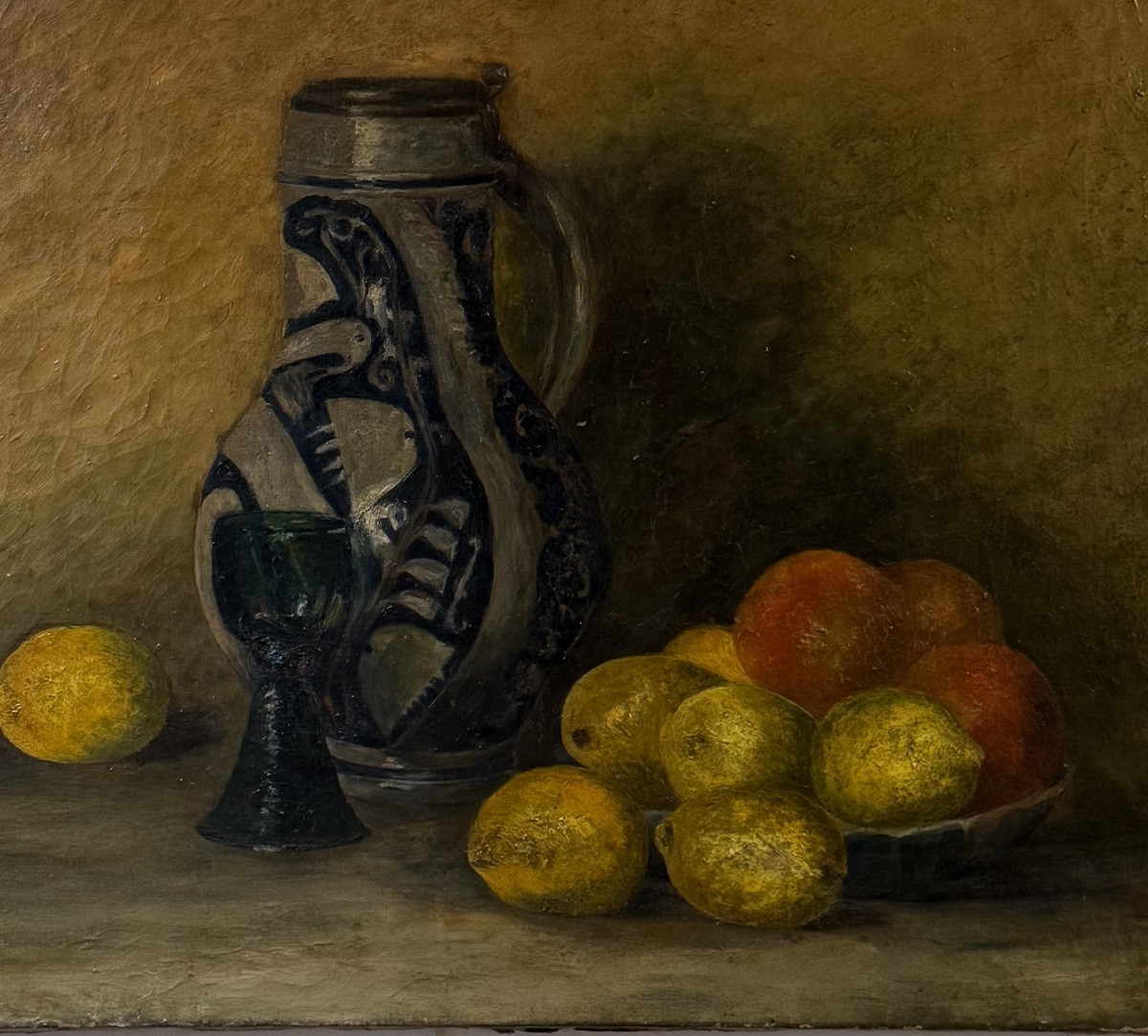 "still Life With Pitcher And Citrus Fruits"-photo-3