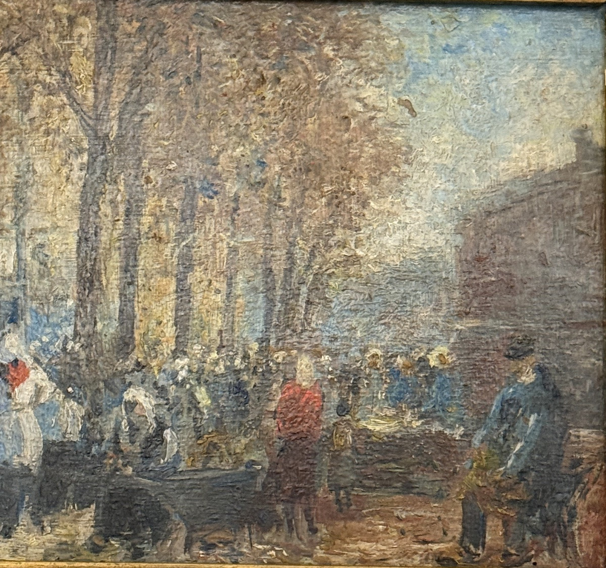 "market Scene Under The Trees"-photo-1