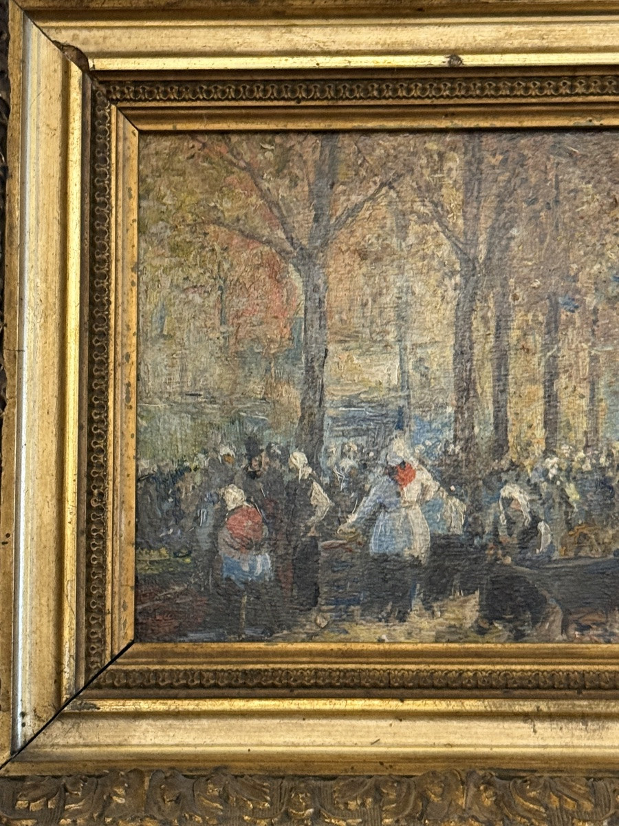 "market Scene Under The Trees"-photo-2