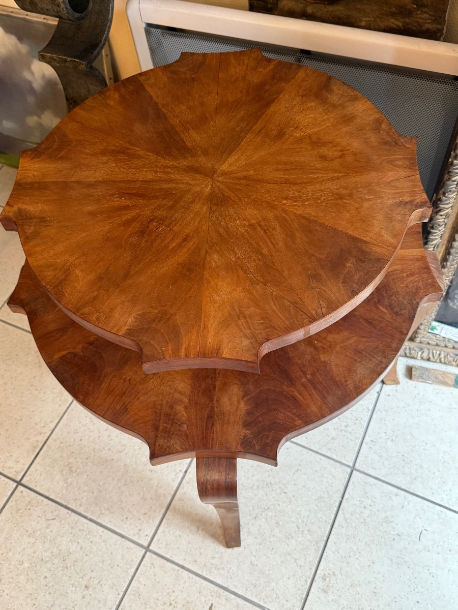 Art Deco Double-tiered Rosewood Coffee Table – 20th Century-photo-6