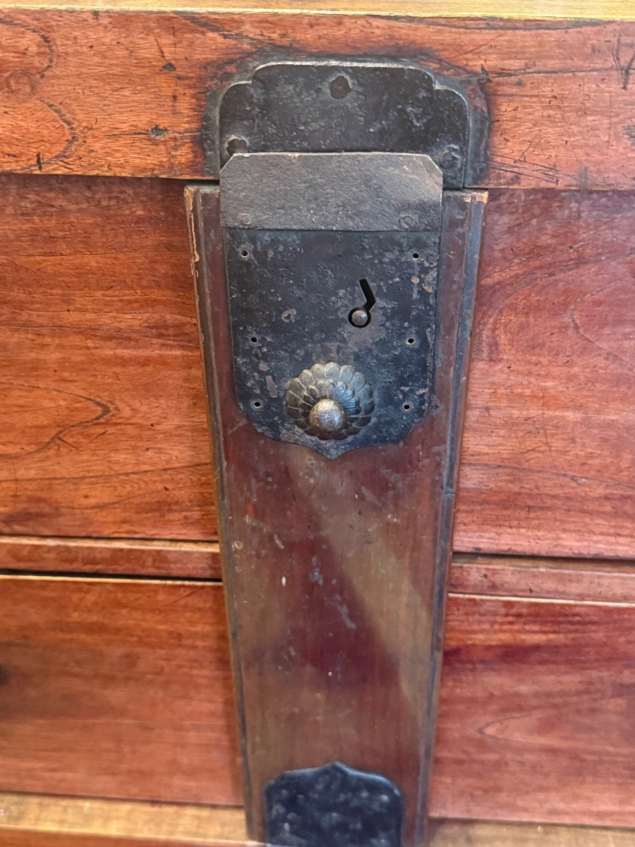 Meuble Tansu japonais du XIXe siècle en bois de cèdre – Nord du Japon-photo-3