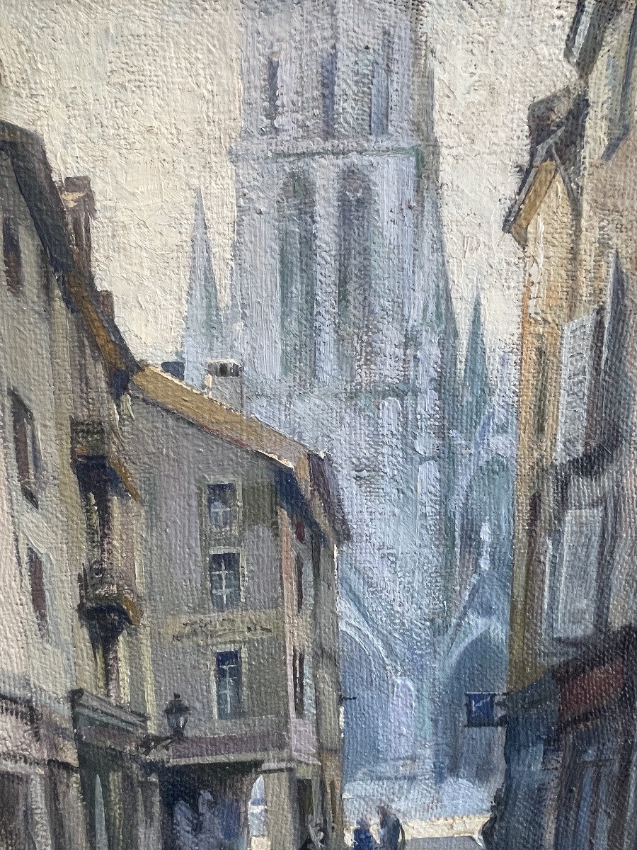 Animated View Of Rouen And The Cathedral - Early 20th Century-photo-1