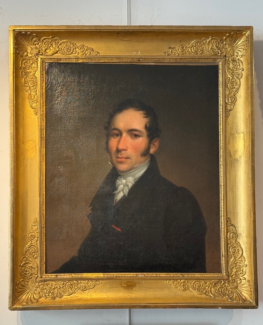 Portrait d’homme – Époque Napoléon III – XIXe siècle – Huile sur toile – Orientalisme
