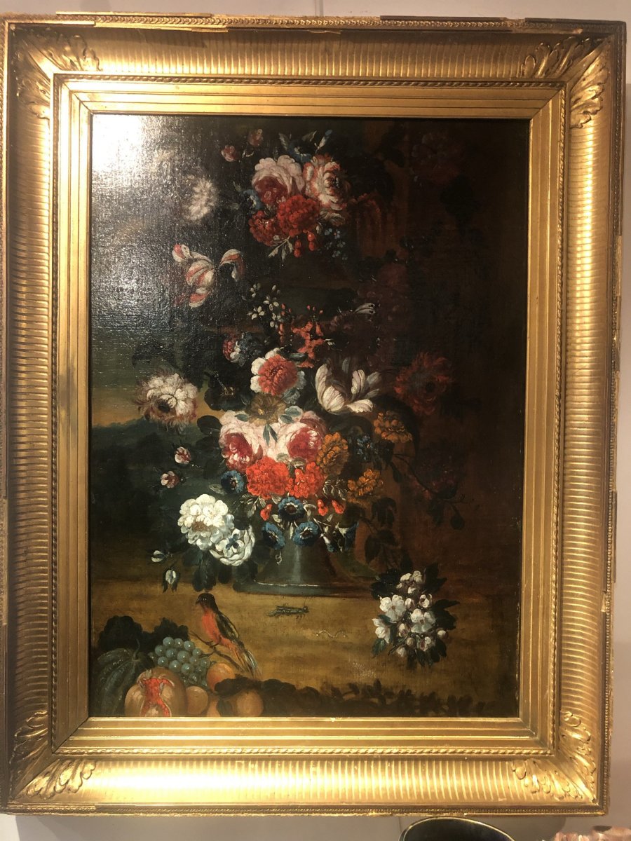 Bouquet de Fleurs 17ème Siècle 