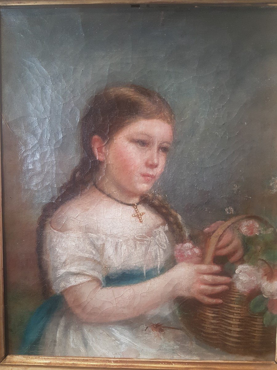 Little Girl With Roses-photo-2