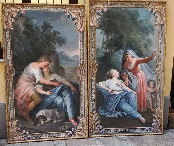 Two Louis XVI  Paintings