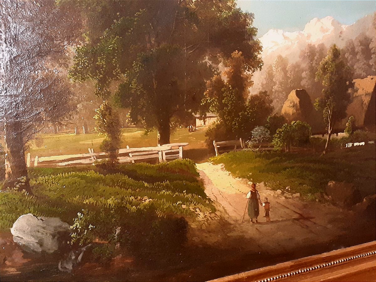 Oil Paintings On Canvas French Manufacture , 1860 -photo-4