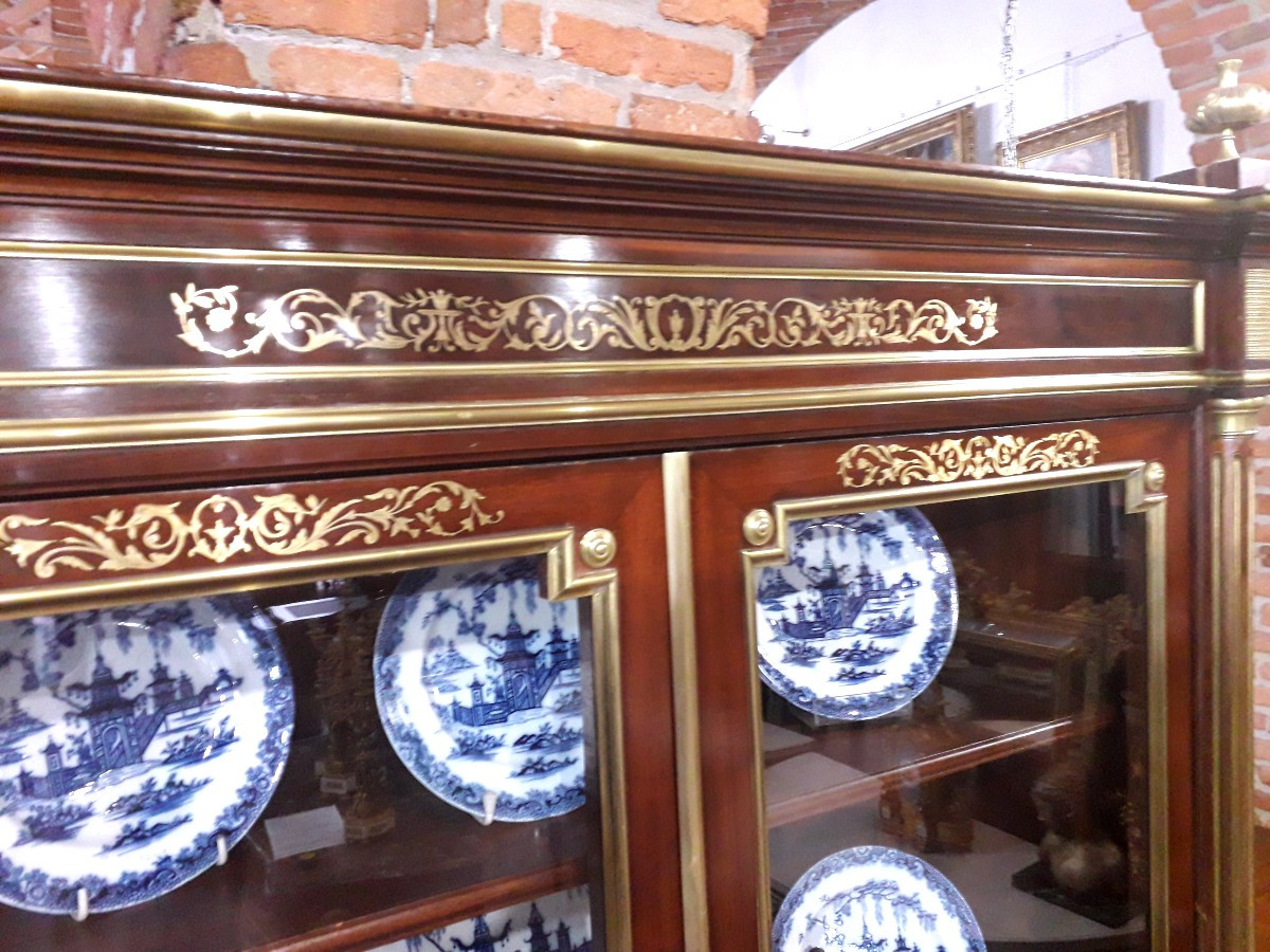 Napoleon III Bookcase In Mahogany-photo-2