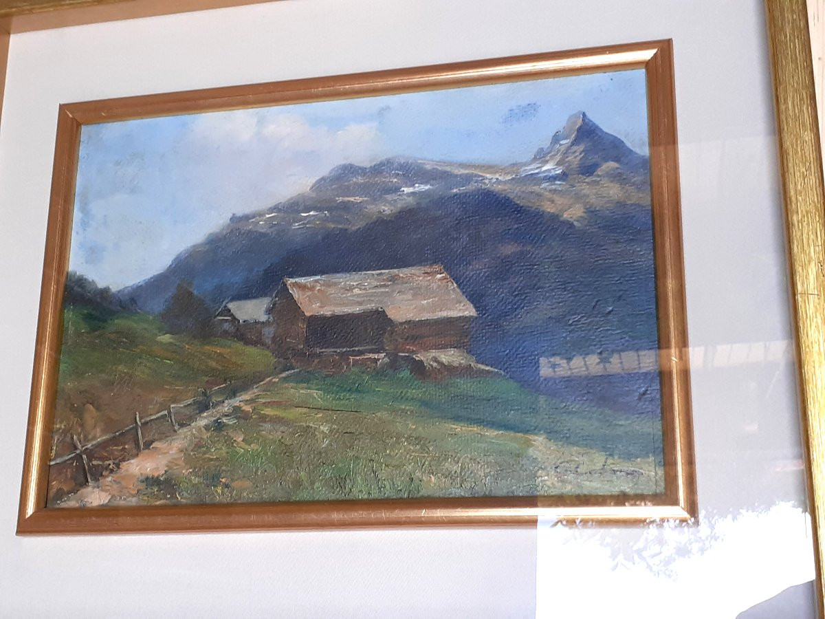 Peinture De Paysage Par Giovanni Colmo-photo-1