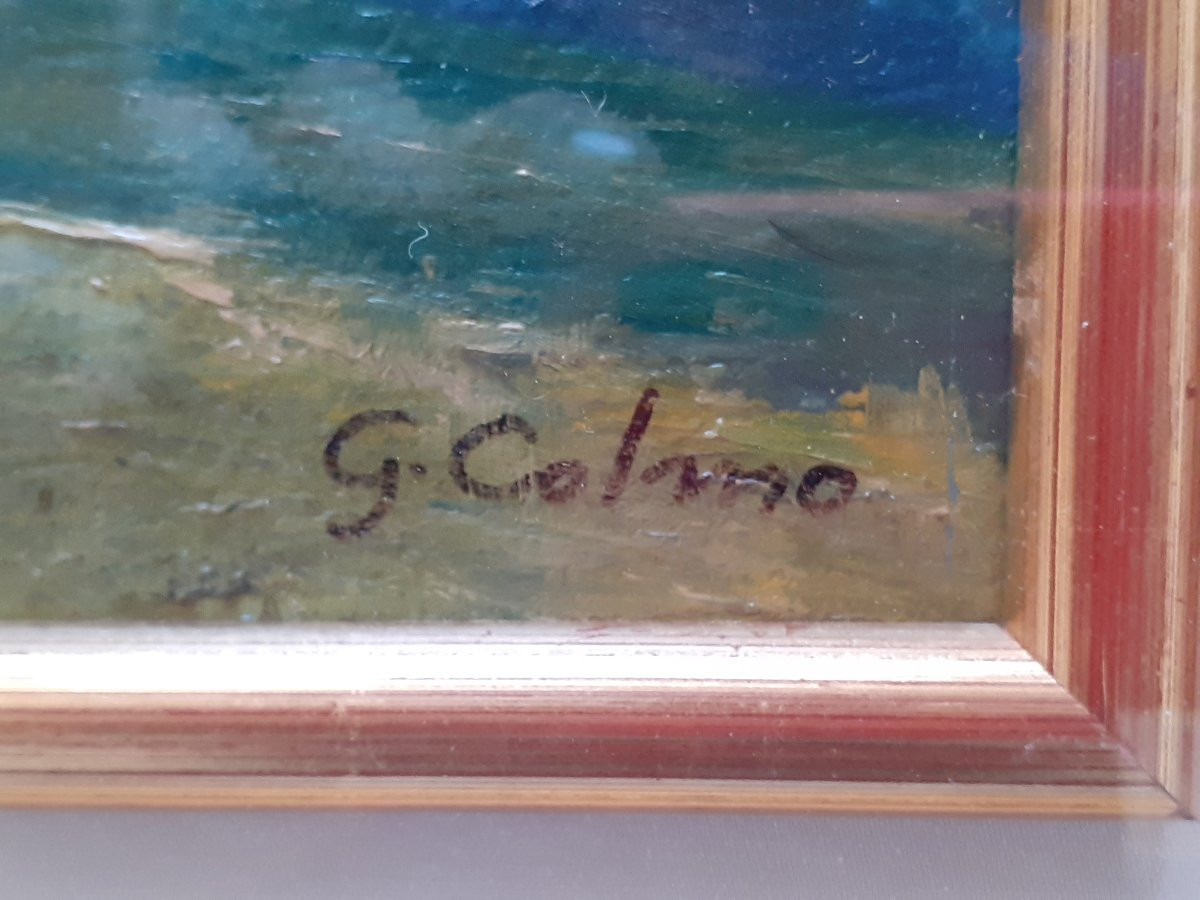Peinture De Paysage Par Giovanni Colmo-photo-4