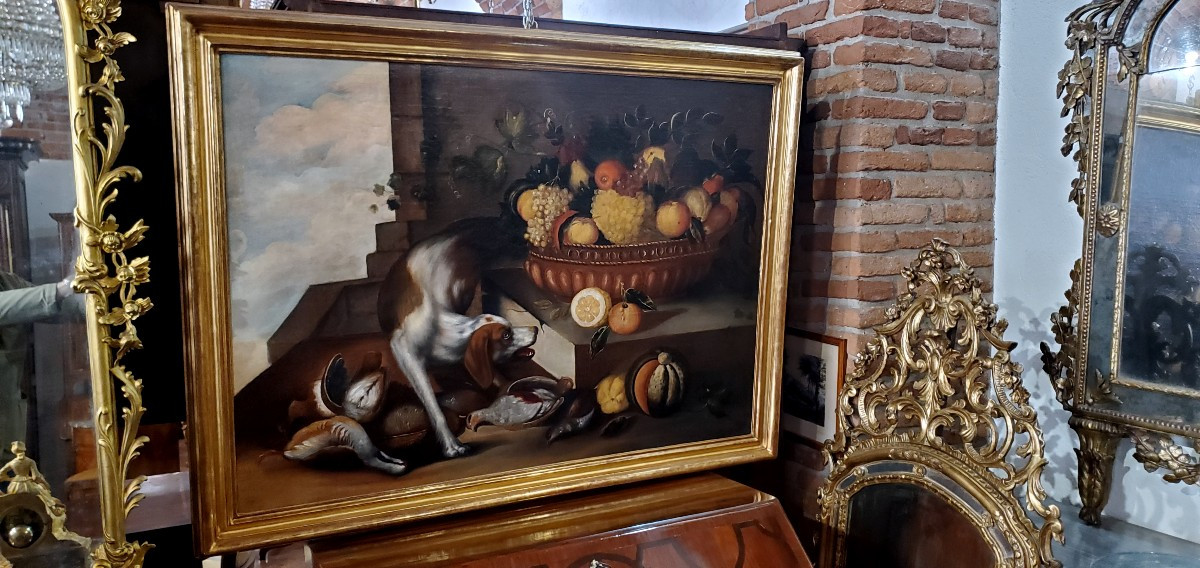 Oil Painting On Canvas, Made In 1700