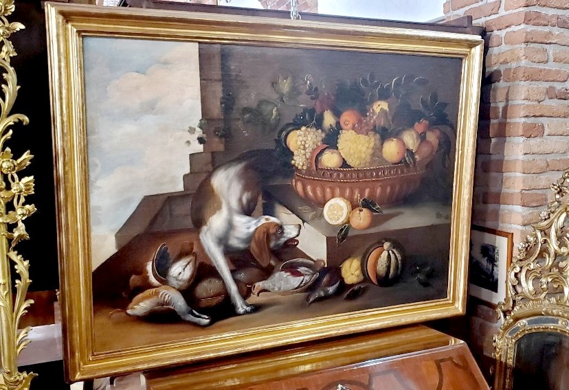 Oil Painting On Canvas, Made In 1700
