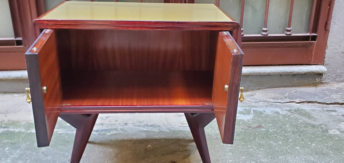 2 Art Deco Style Bedside Tables-photo-3