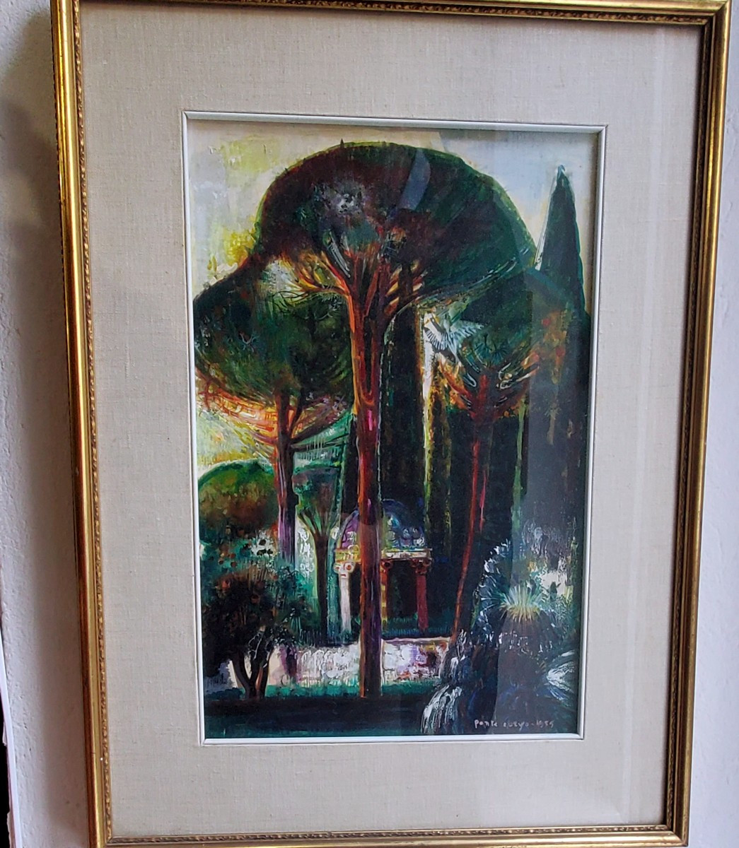 Tableau Signé Raffaele Pontecorvo Daté De 1955