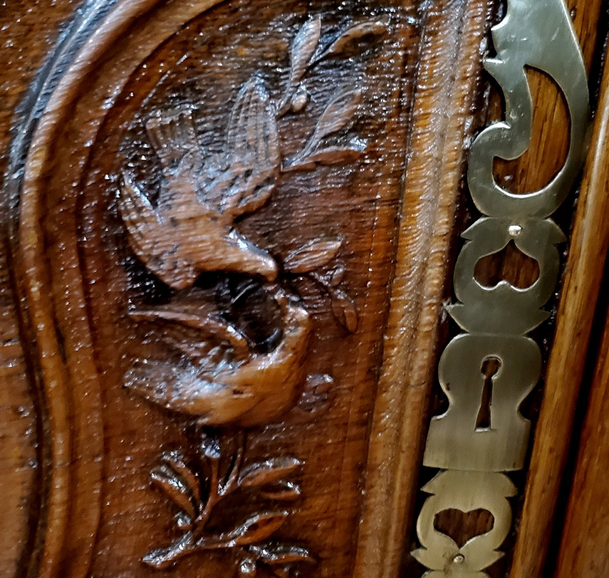 Armoire Provençale Louis XV Autentique , Fabrication Française -photo-3