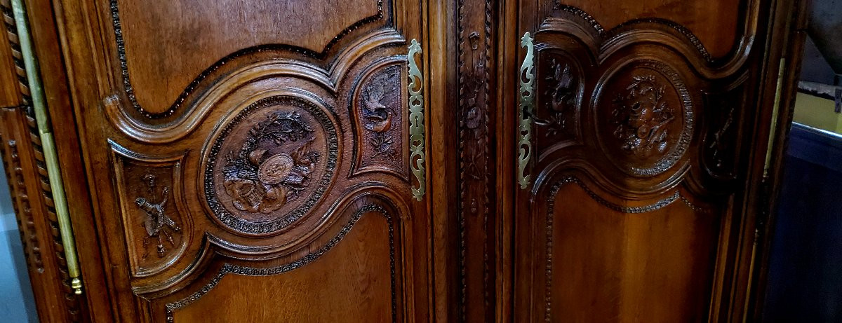 Armoire Provençale Louis XV Autentique , Fabrication Française -photo-6