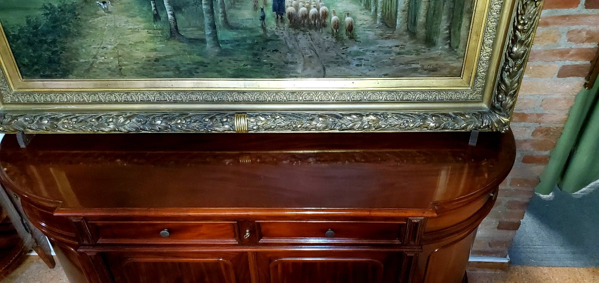 Antique Louis Philippe Sideboard, 1850 (approximately) In Cuban Mahogany Wood-photo-3