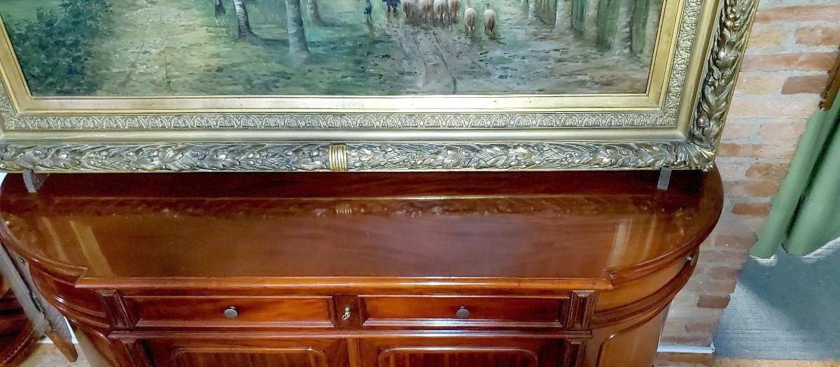Buffet ancien Louis Philippe des années 1850 (circa) en acajou de Cuba.-photo-3