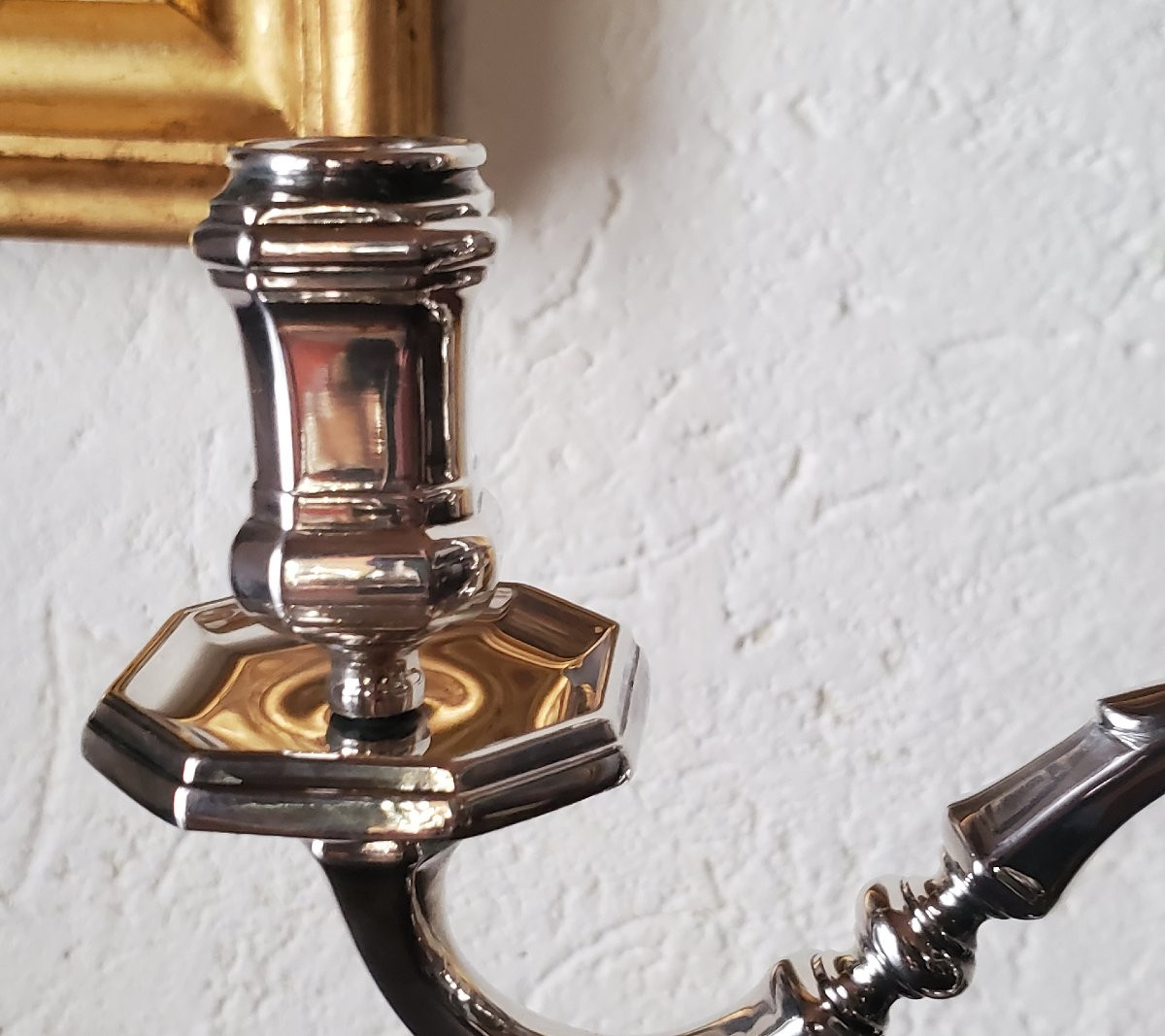 Bougeoirs en argent 925, fabrication italienne (Valenza) signés Goretta-photo-1