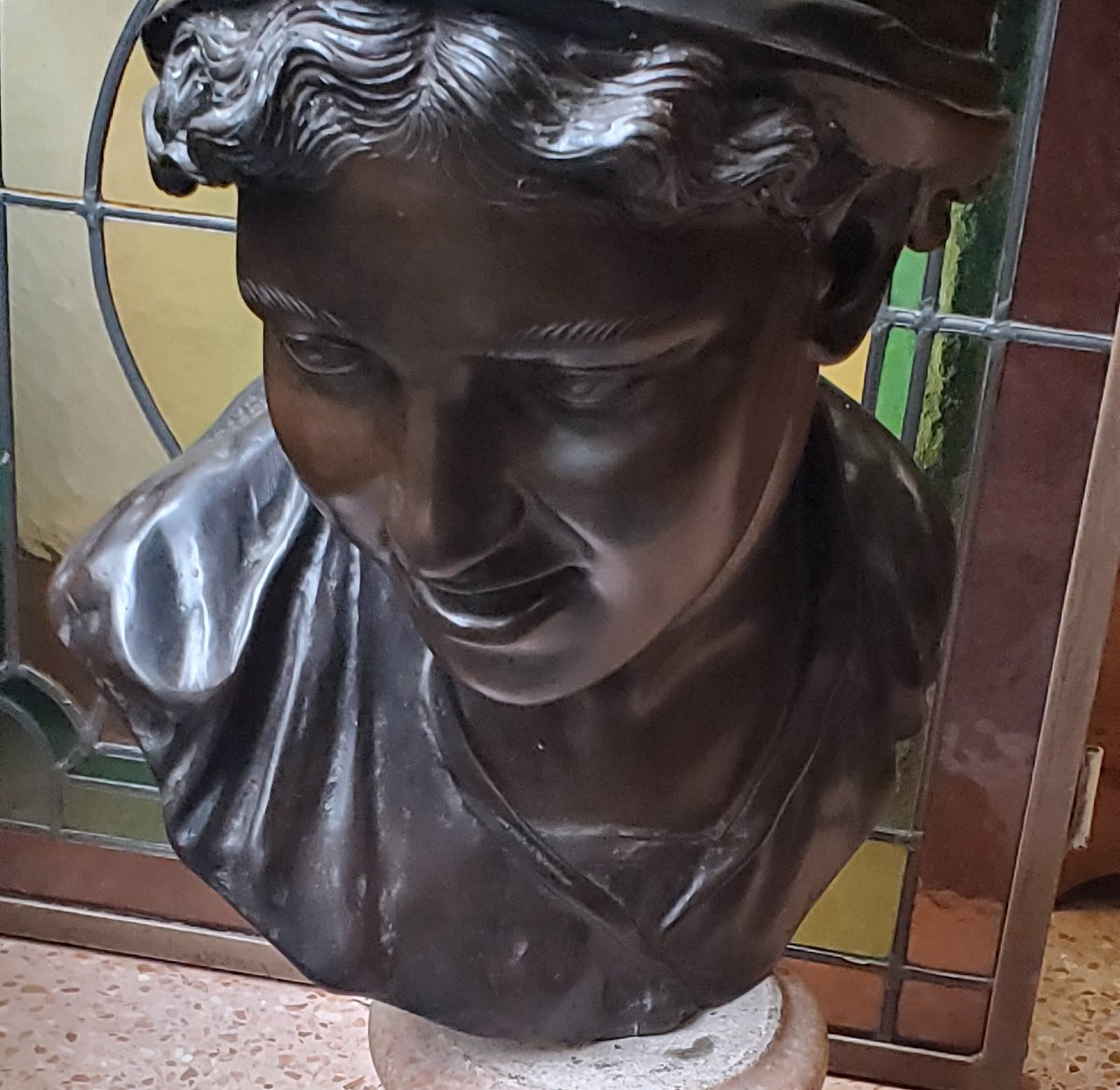 Sculpture du début des années 1900 en bronze signée Gemito Vibcenzo (1852-1929)-photo-2