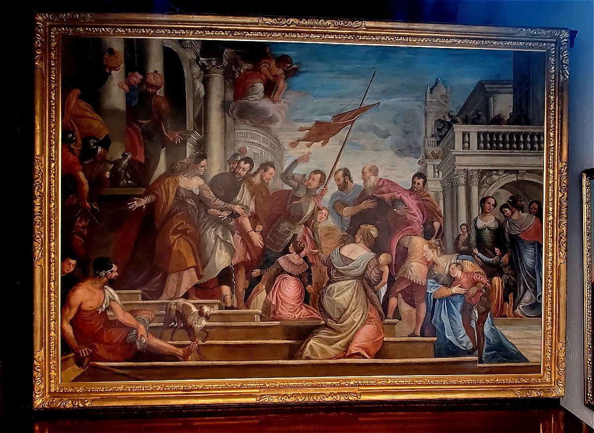 Oil Painting On Canvas From 1750 